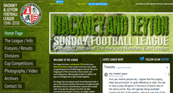 Desktop Screenshot of hackneyandleytonfootballleague.co.uk